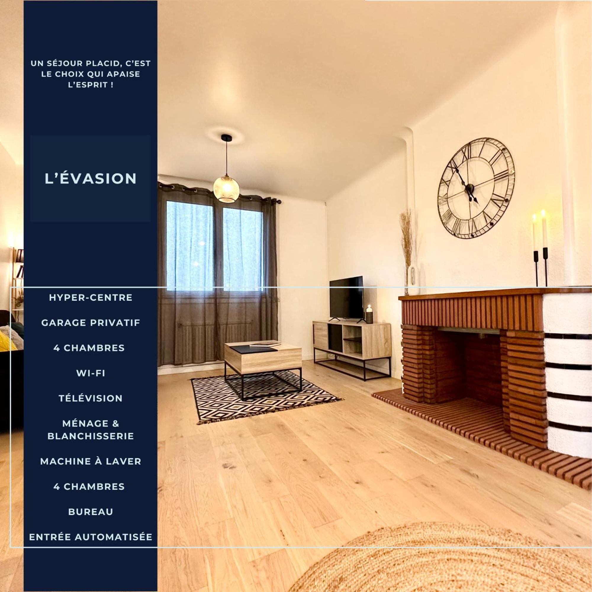 L'Evasion - Centre-Ville & Garage Prive 蒙德马桑 外观 照片